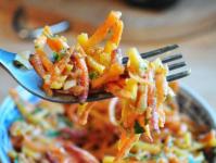 Przepis krok po kroku ze zdjęciami Jak gotować marchewkę z czosnkiem i majonezem