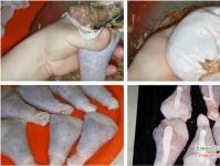 Рецепт за полнети пилешки нозе